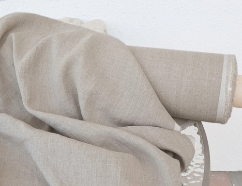 Natural linen fabric the - fabric, by
